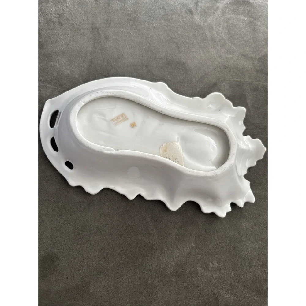 Stunning Antique German Bavarian Spoonrest Made Of Porcelian